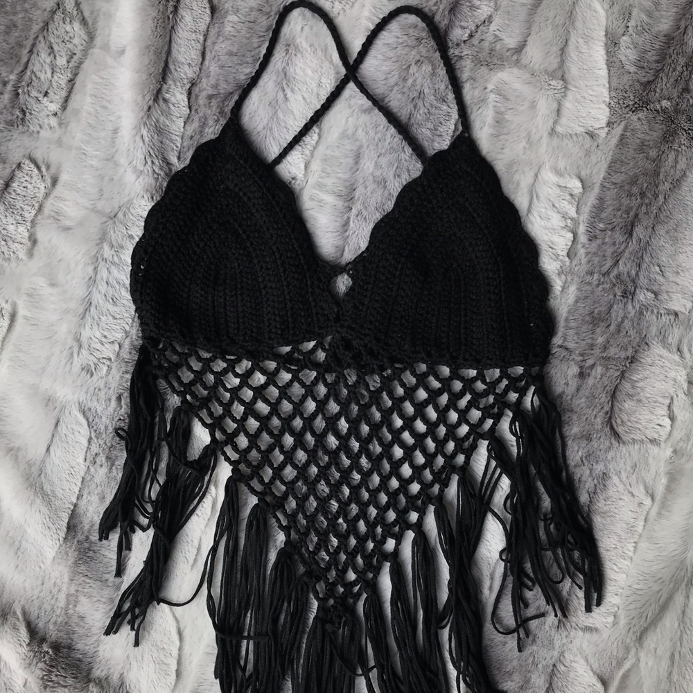 !!SOLD!! Charlotte Russe Crochet Tank